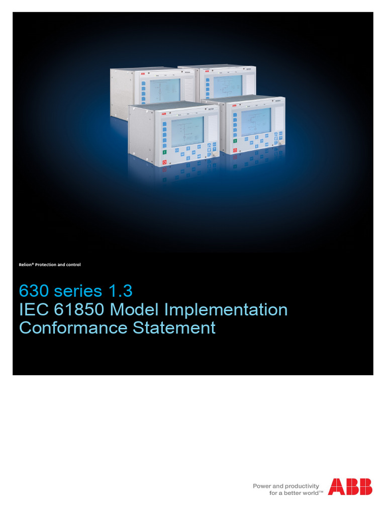 IEC 61850 Conformance for Relion 630 Series | PDF | Power (Physics ...