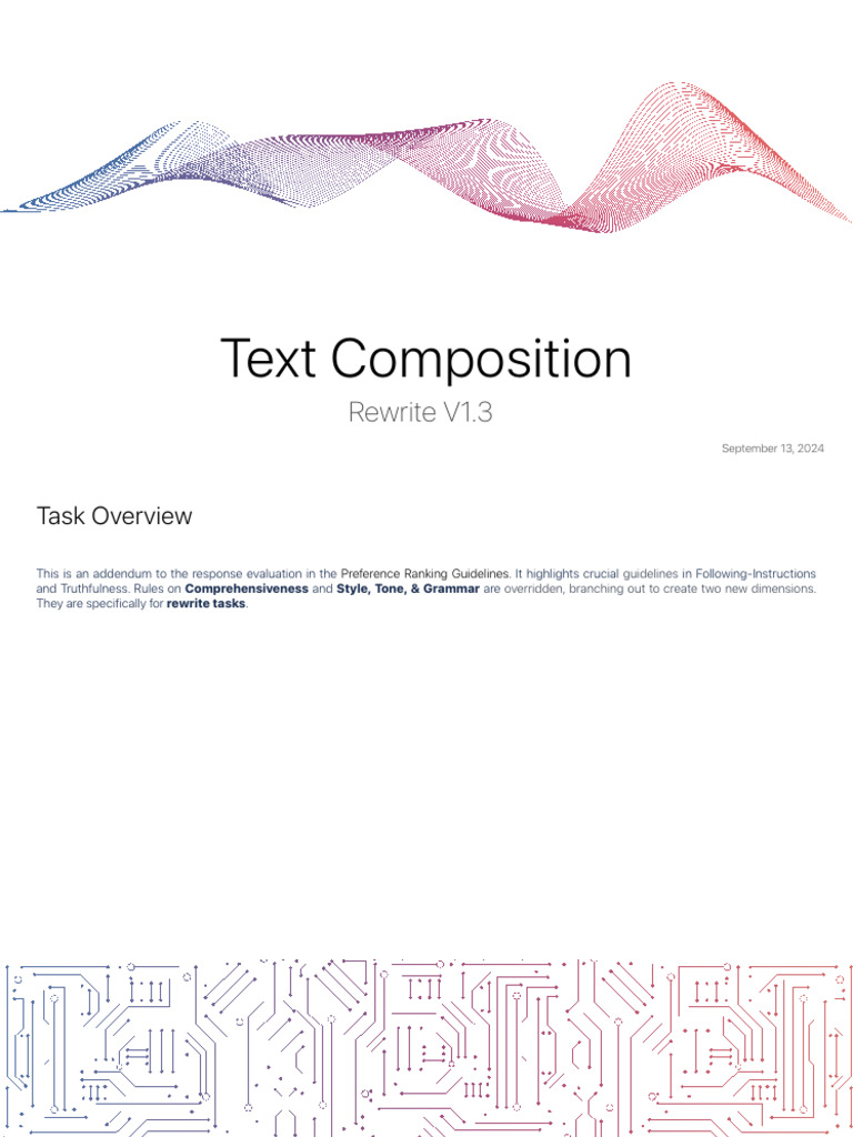 Text Composition - Rewrite | PDF
