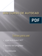 Mini Curso de AutoCAD