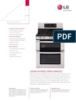 LG LDG3015 Range Spec Sheet