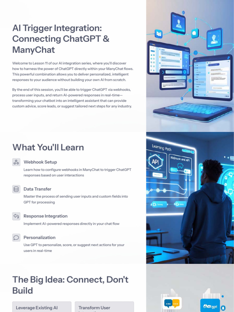 Integrate ChatGPT with ManyChat Flows | PDF | Artificial Intelligence ...