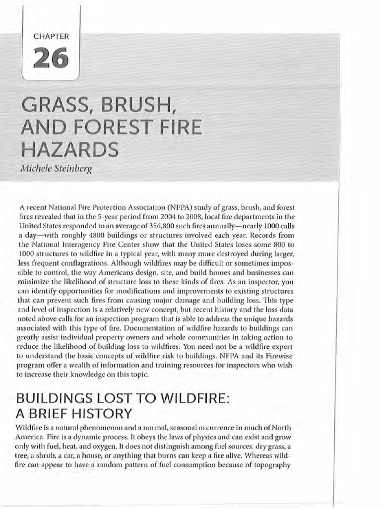 Wildfire Risks and Structure Protection | PDF | Fires | Wildfire