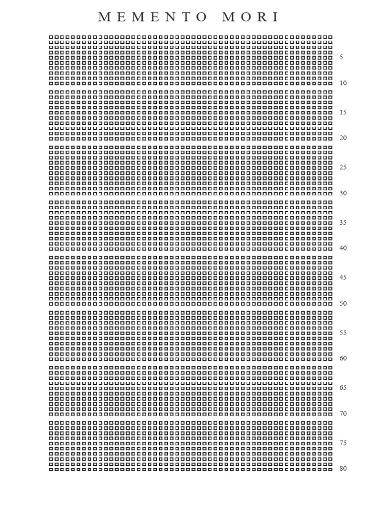 Memento Mori Calendar | PDF