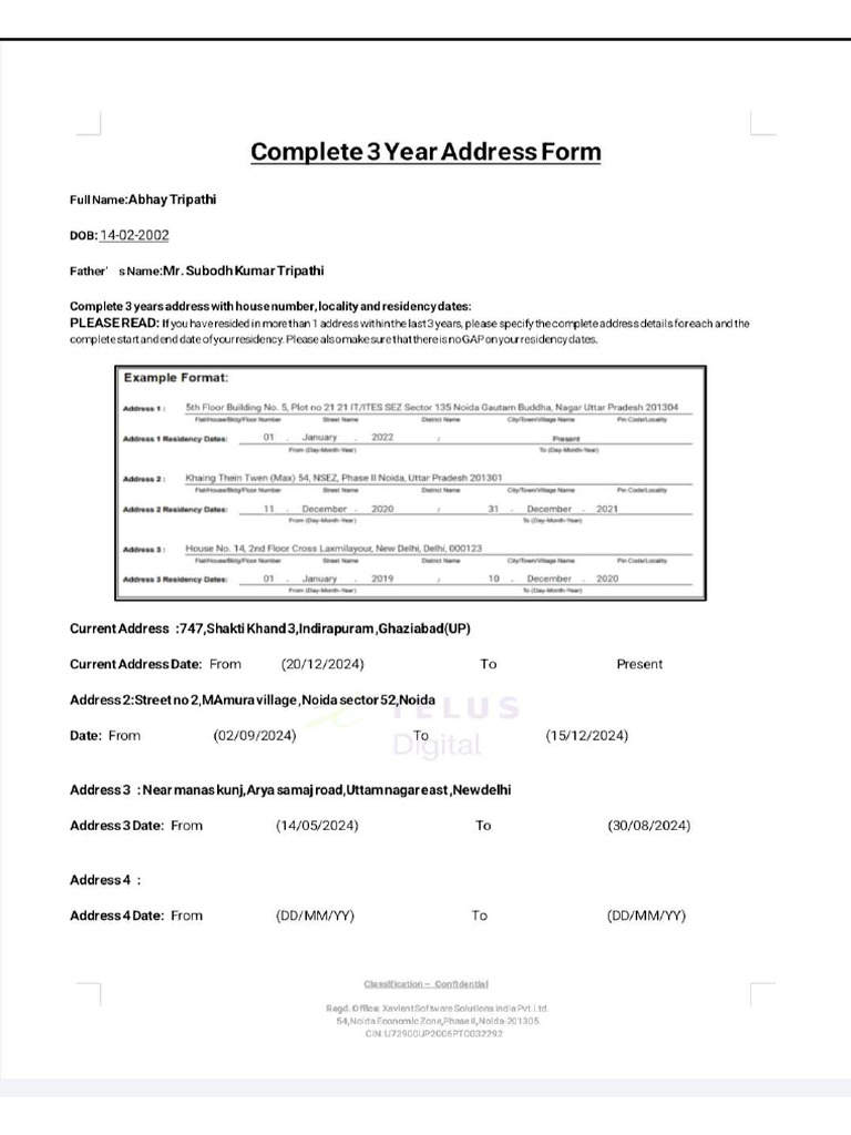 Address Proof | PDF