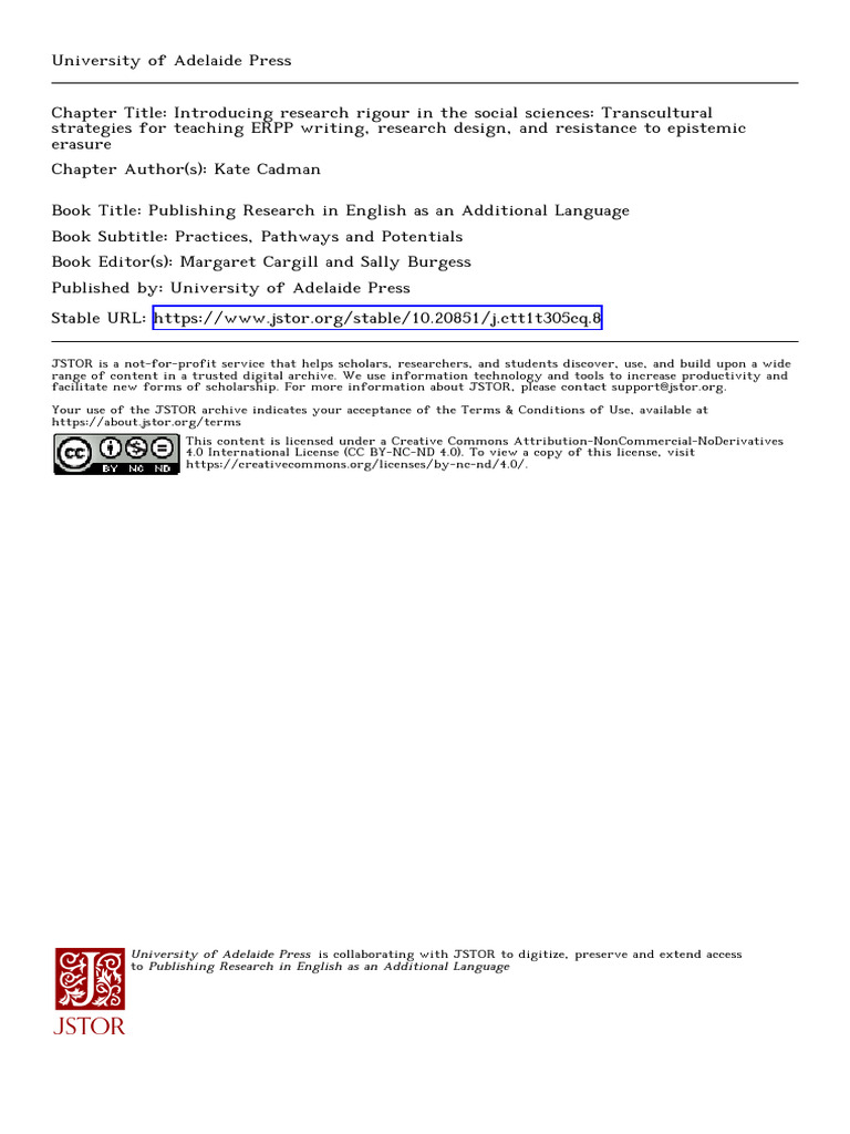 Transcultural Strategies for ERPP Teaching | PDF | Methodology