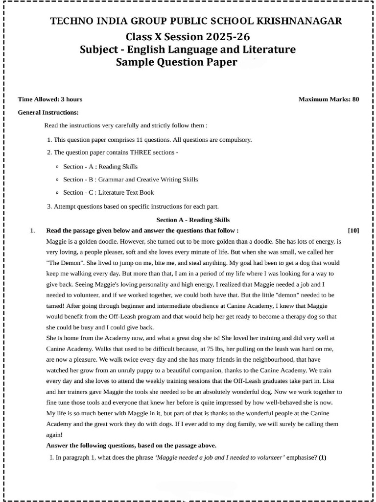 Sample Paper | PDF