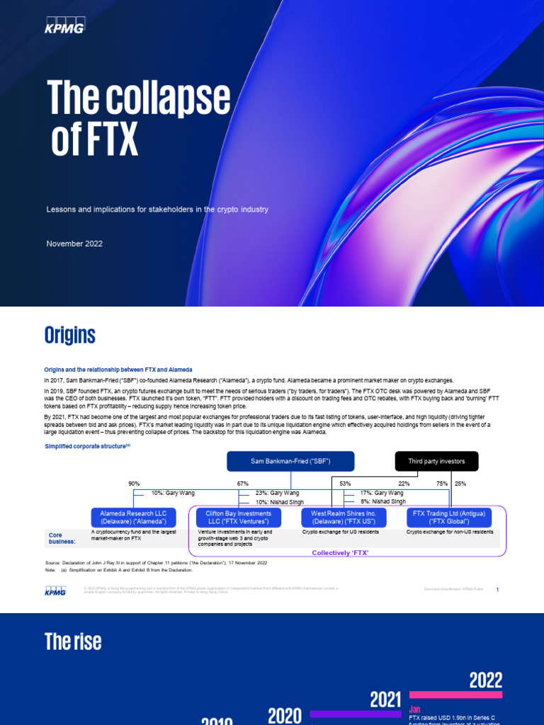 FTX Collapse: Key Lessons for Crypto Stakeholders | PDF | Business ...