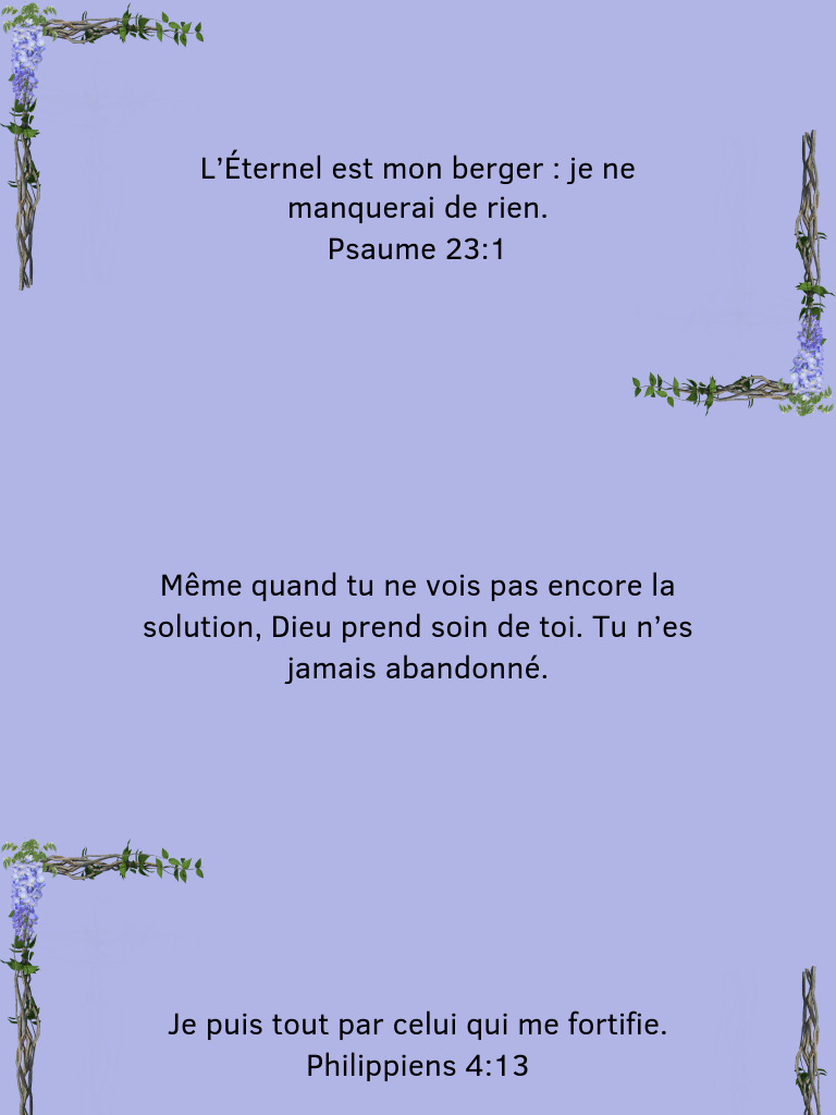 Confiance en Dieu : Force et Réconfort | PDF | Dieu