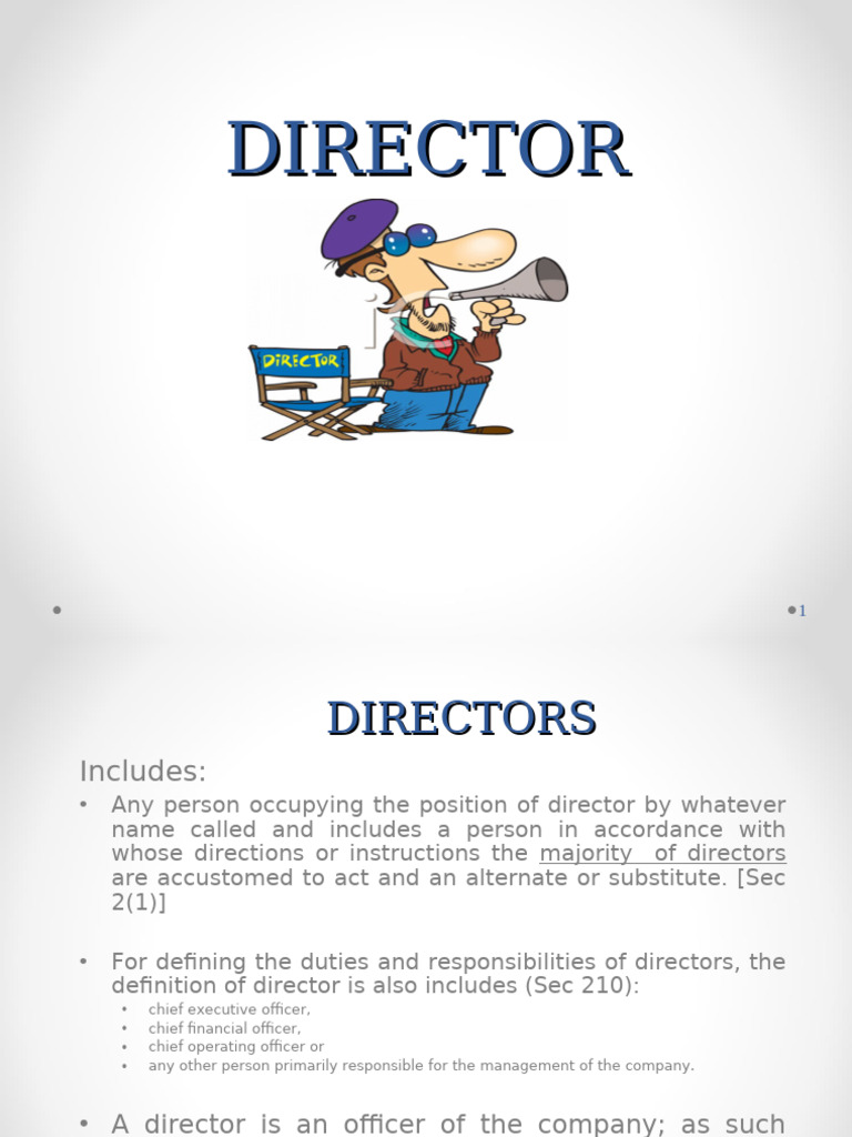 DIRECTORS | PDF | Board Of Directors | Justice