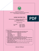 Soal Sipensimaru Poltekkes Depkes Jakarta II - 2009