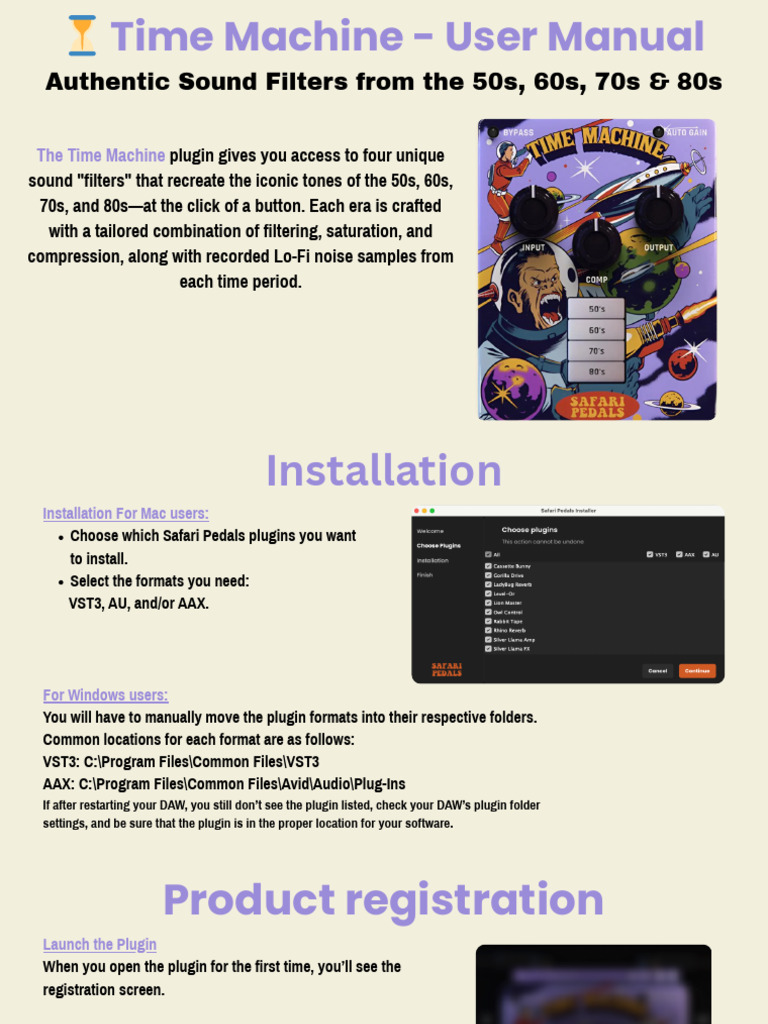 Vintage Sound Filters Plugin Guide | PDF | System Software | Operating ...
