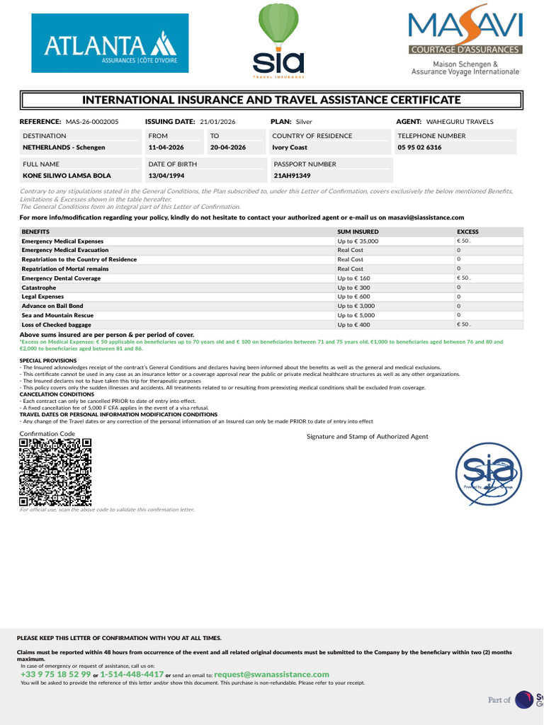 CONTRACT-MAS-26-0002005 (1) | PDF | Insurance
