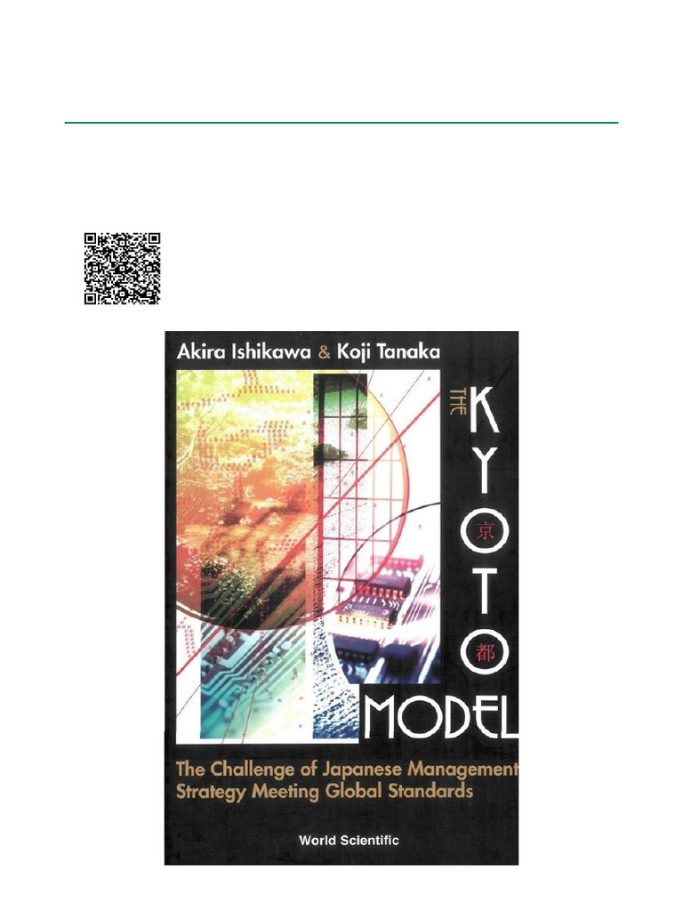 Kyoto Model, The The Challenge Of Japanese Management Strategy Meeting ...