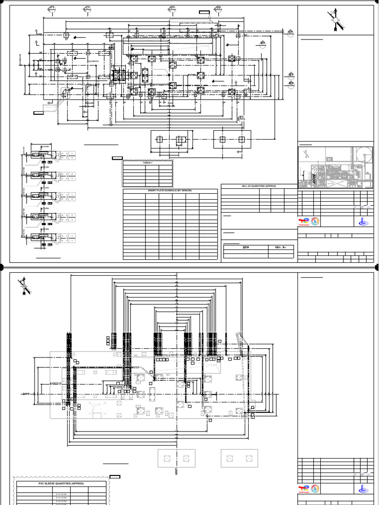 Gas Turbine Foundation Layout and Details | PDF | Mechanical ...