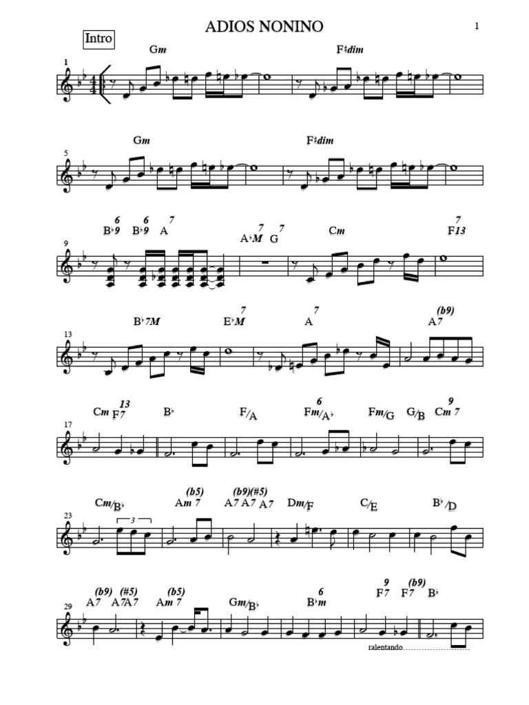 Adios Nonino | PDF