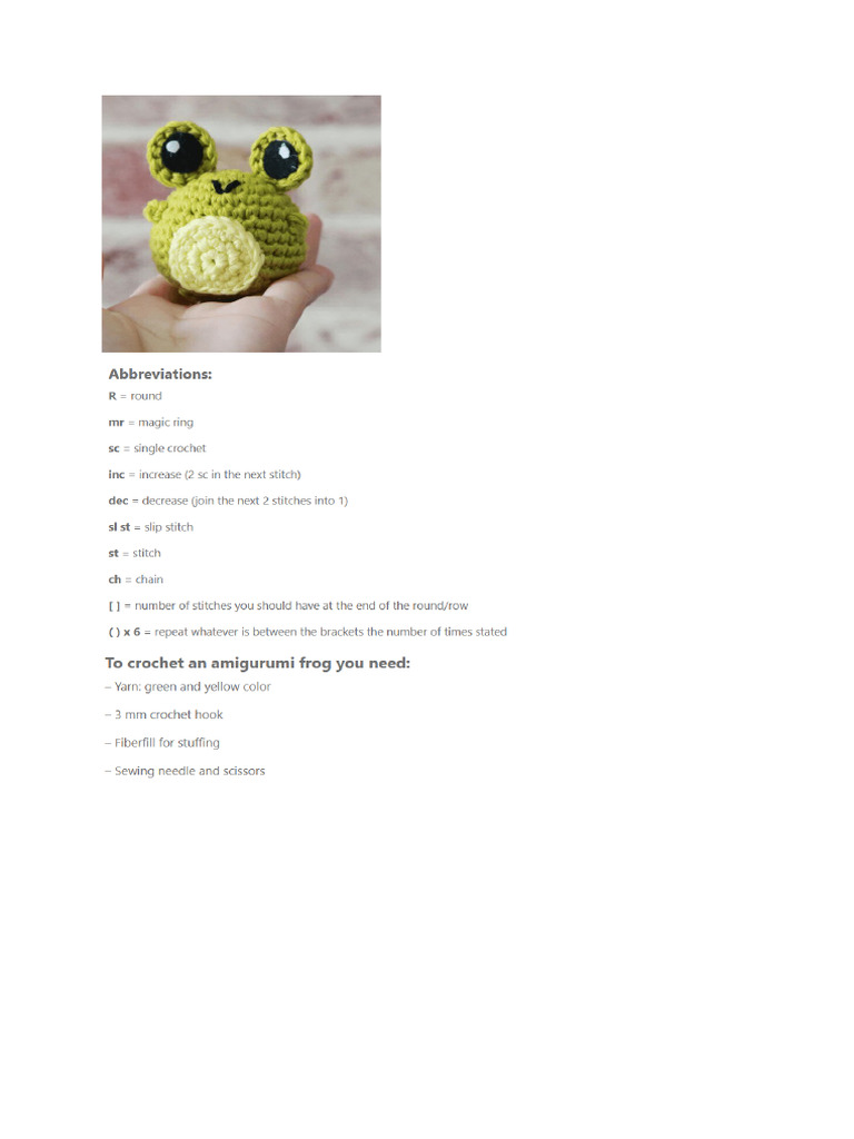 Frog | PDF