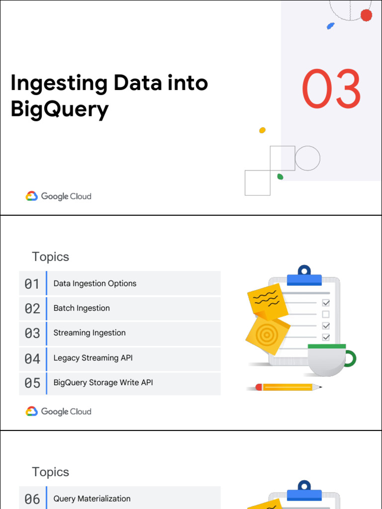BigQuery Data Ingestion Methods Guide | PDF | Data | Information Technology