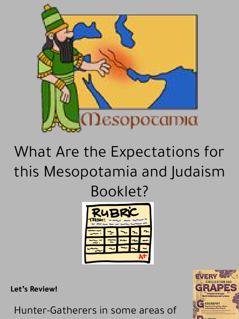 Mesopotamia and Judaism: Key Concepts | PDF | Sumer | Mesopotamia