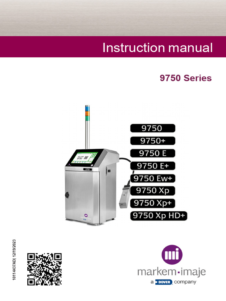 9750 Series Printer Instruction Manual | PDF | Printer (Computing) | Usb