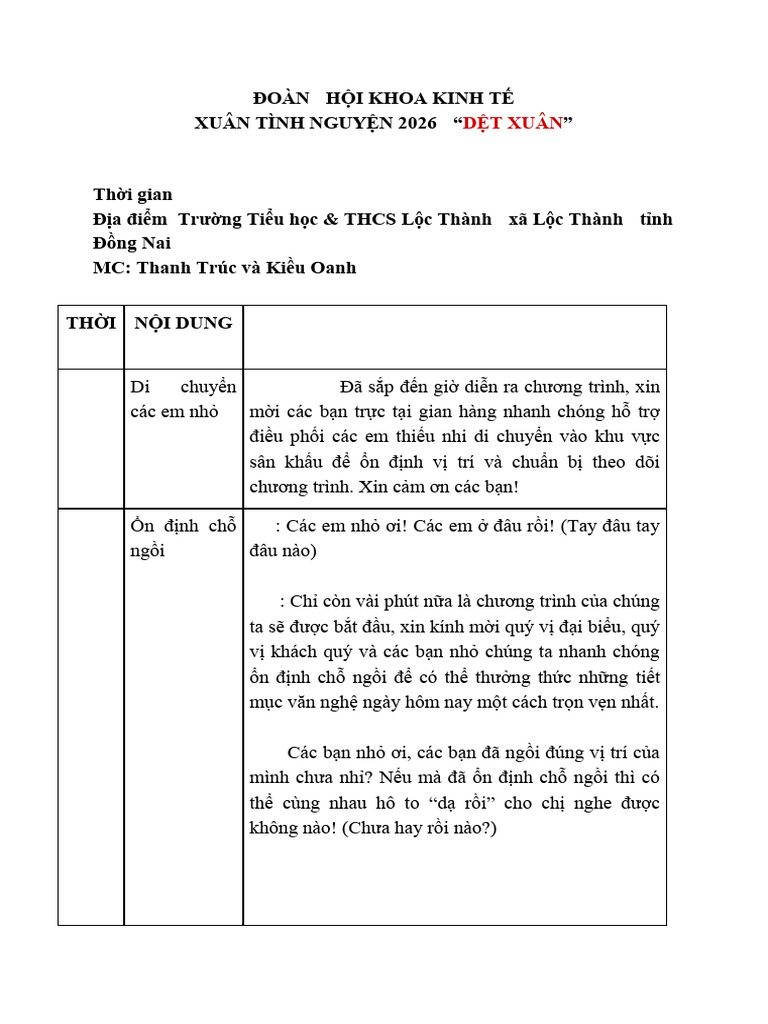 XTN 2026 MC Script PDF 1