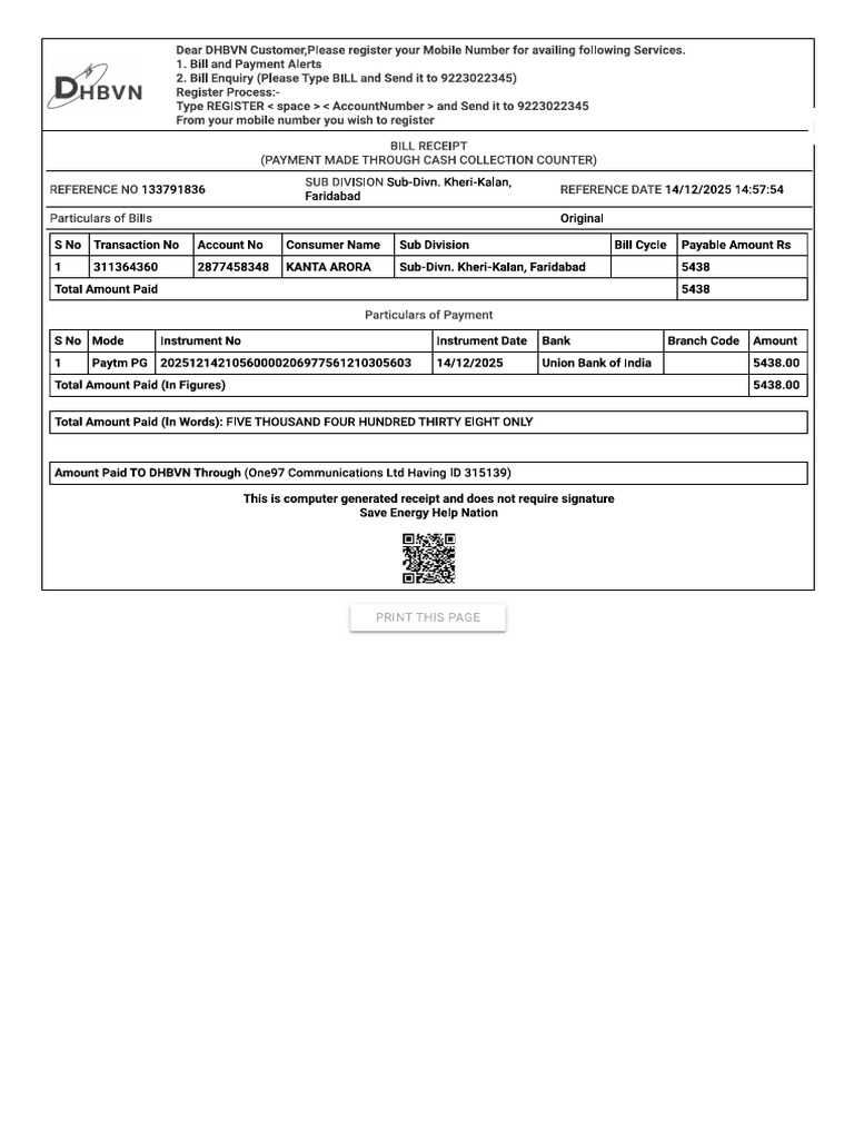 Bill | PDF