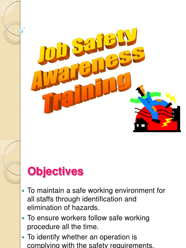 Job Safety Awareness Training Personal Protective Equipment Safety