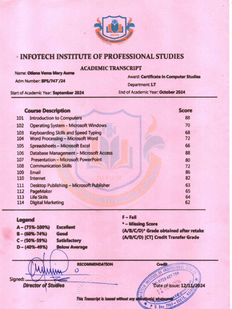 Infotech Transcript | PDF