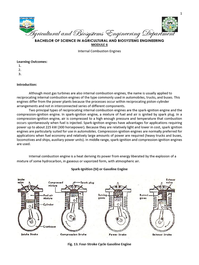 Internal Combustion Engine Analysis | PDF | Internal Combustion Engine ...