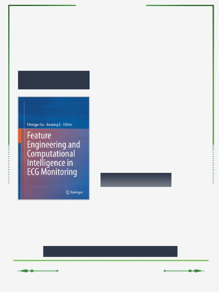 Feature Engineering and Computational Intelligence in ECG Monitoring ...