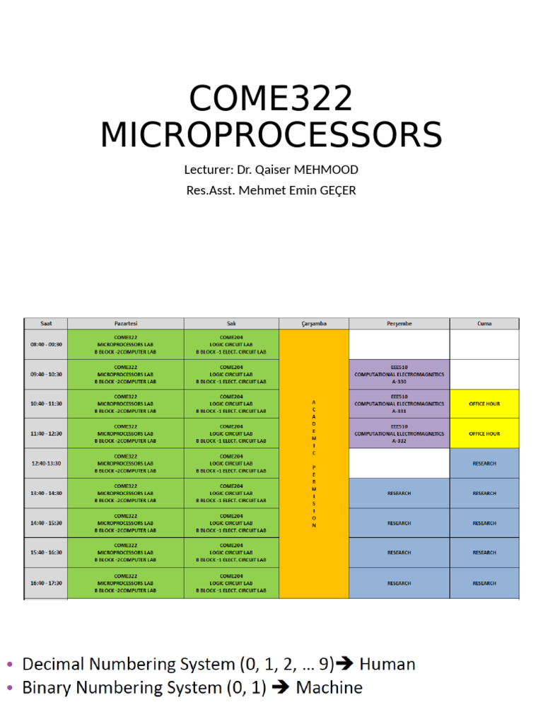 Binary Arithmetic in Microprocessors | PDF