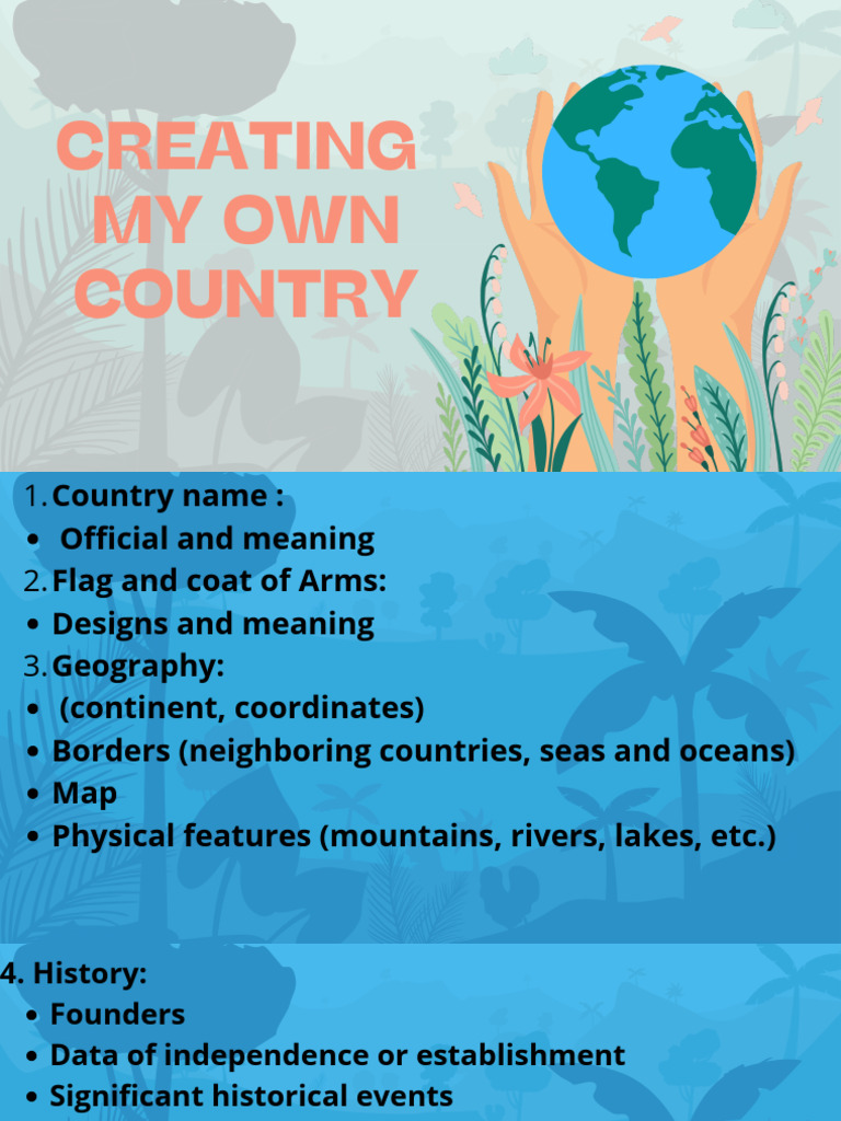 How to Create Your Own Country Guide | PDF