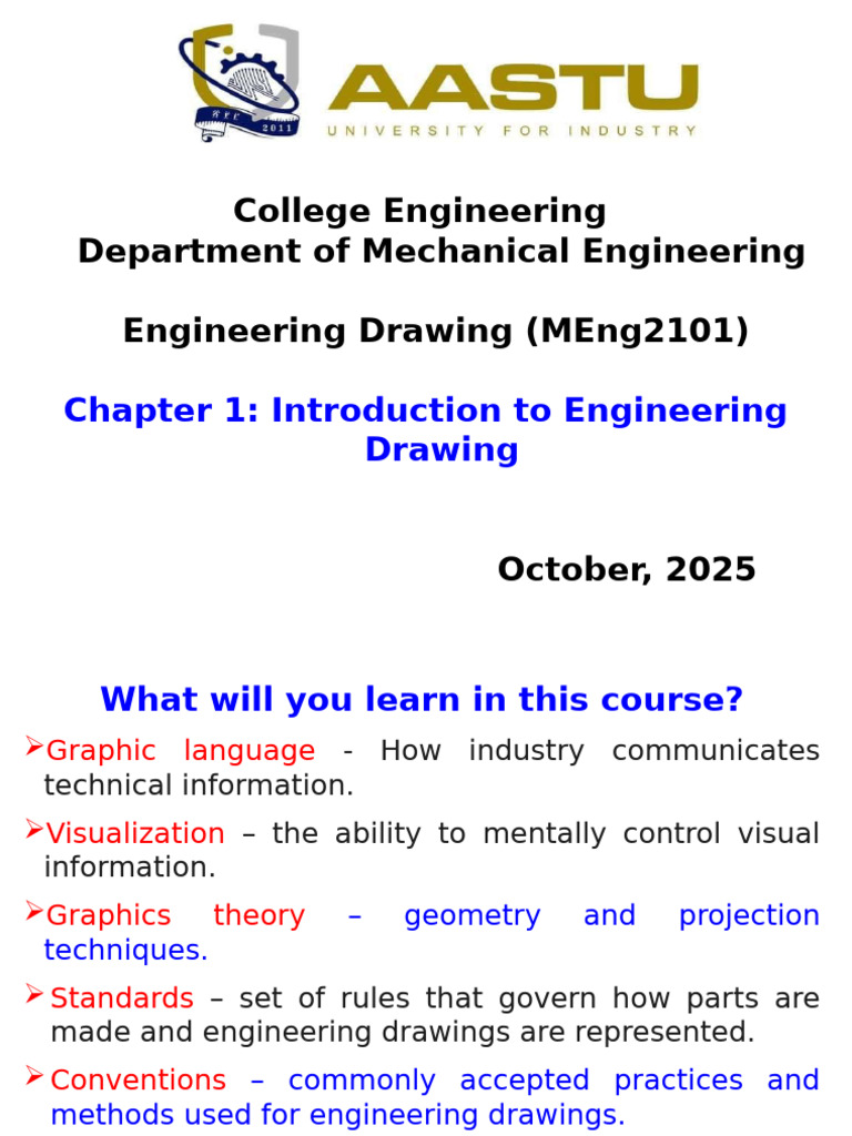 Chapter 1. Introduction To Engineering Drawing | PDF | Circle | Drawing