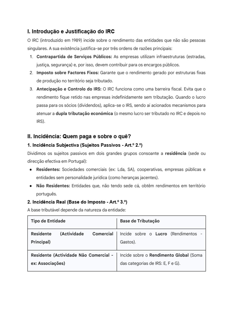 Guia Completo sobre o IRC em Portugal | PDF | Impostos | Economias