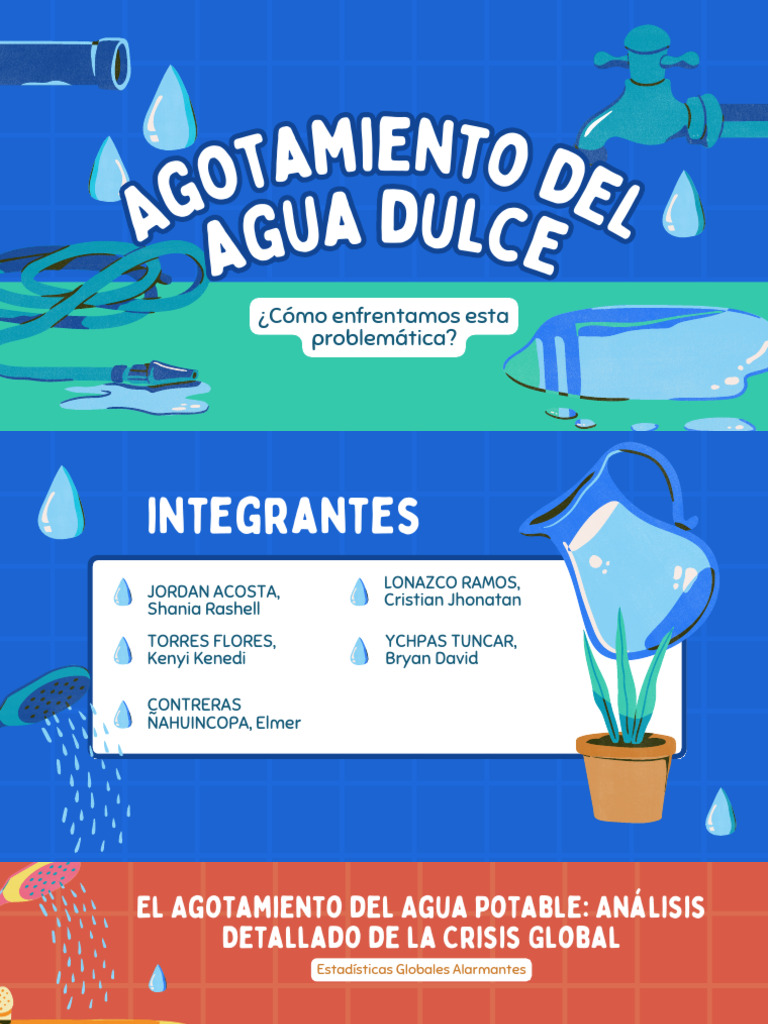 Crisis del Agua Potable: Análisis y Soluciones | PDF | Agua | Escasez ...