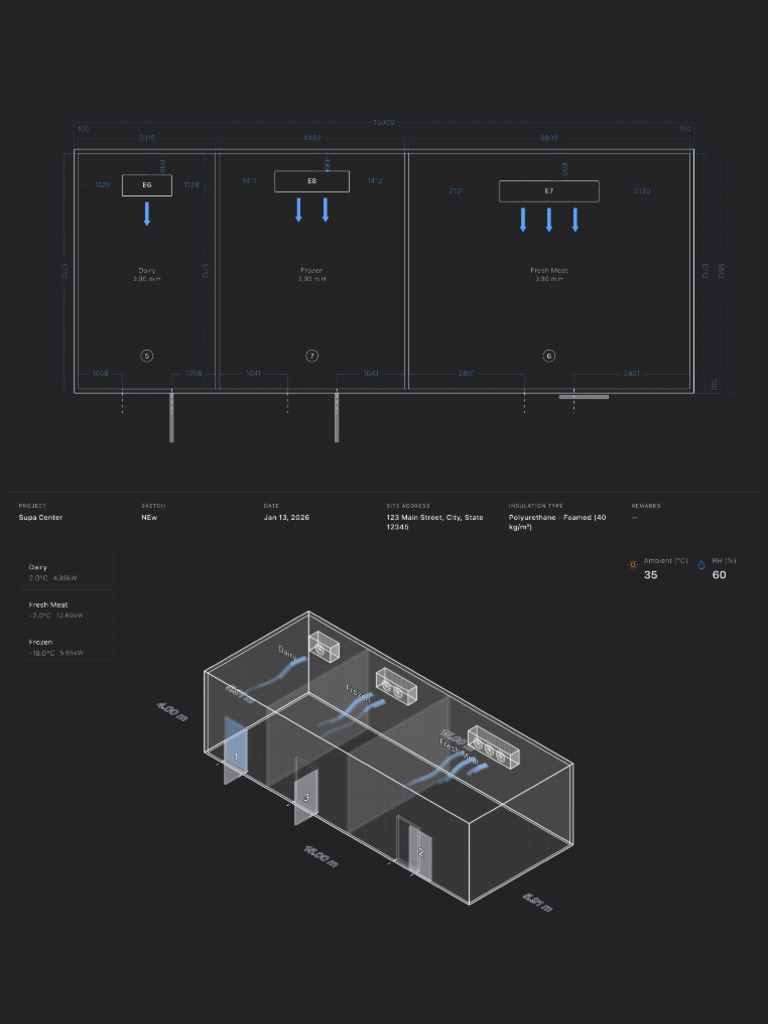 Cold Room Layout | PDF
