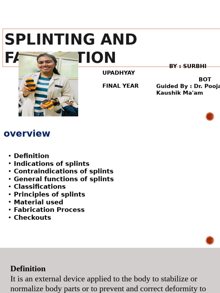 Splinting Techniques and Fabrication Guide | PDF | Finger | Hand