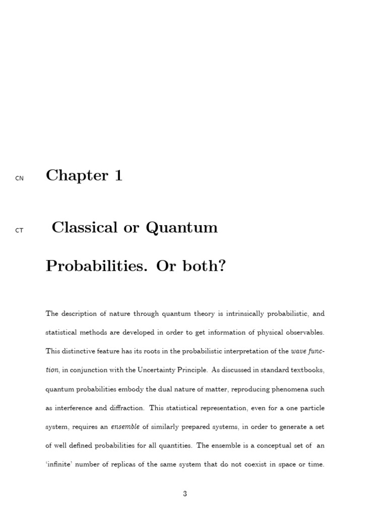 Quantum Probabilities and Ensembles | PDF | Wave Function | Quantum ...