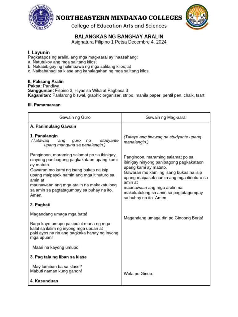 LP Filipino Final | PDF