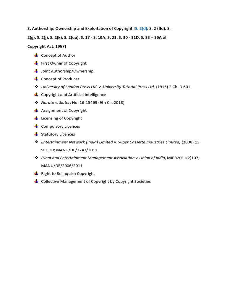 Copyright Authorship and Ownership Explained | PDF | Copyright | License