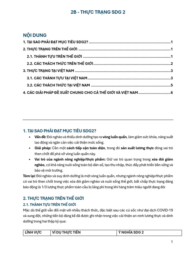 TH C TR NG SDG2 Final Final | PDF
