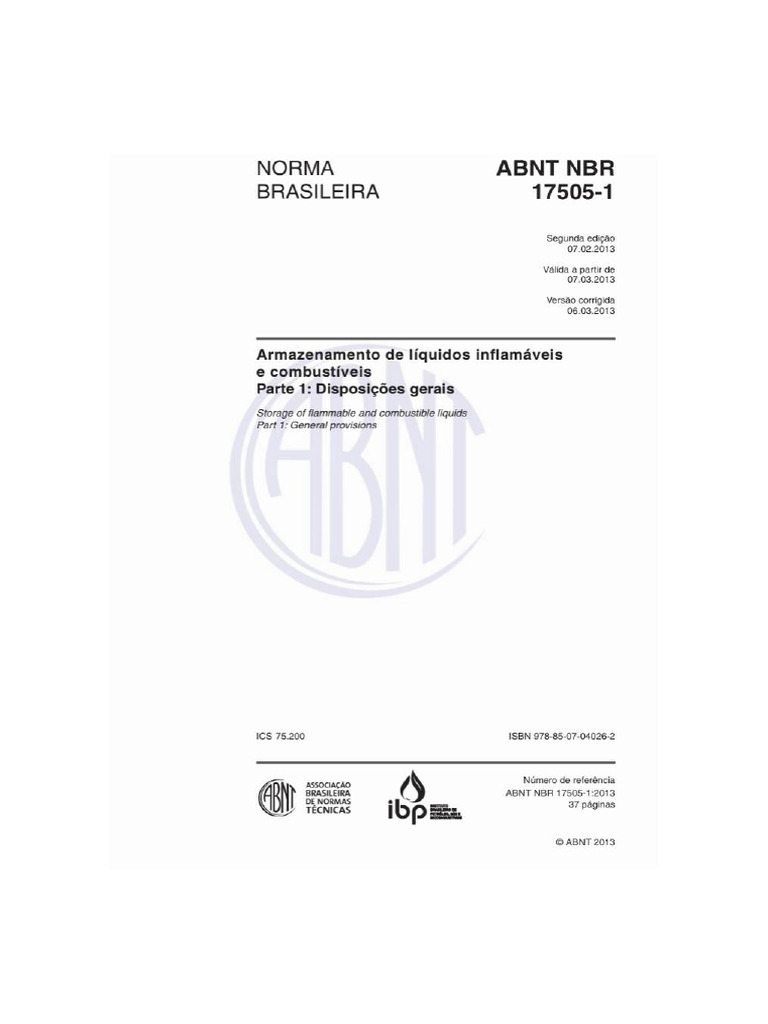 Abntt 17505 1 2013 | PDF
