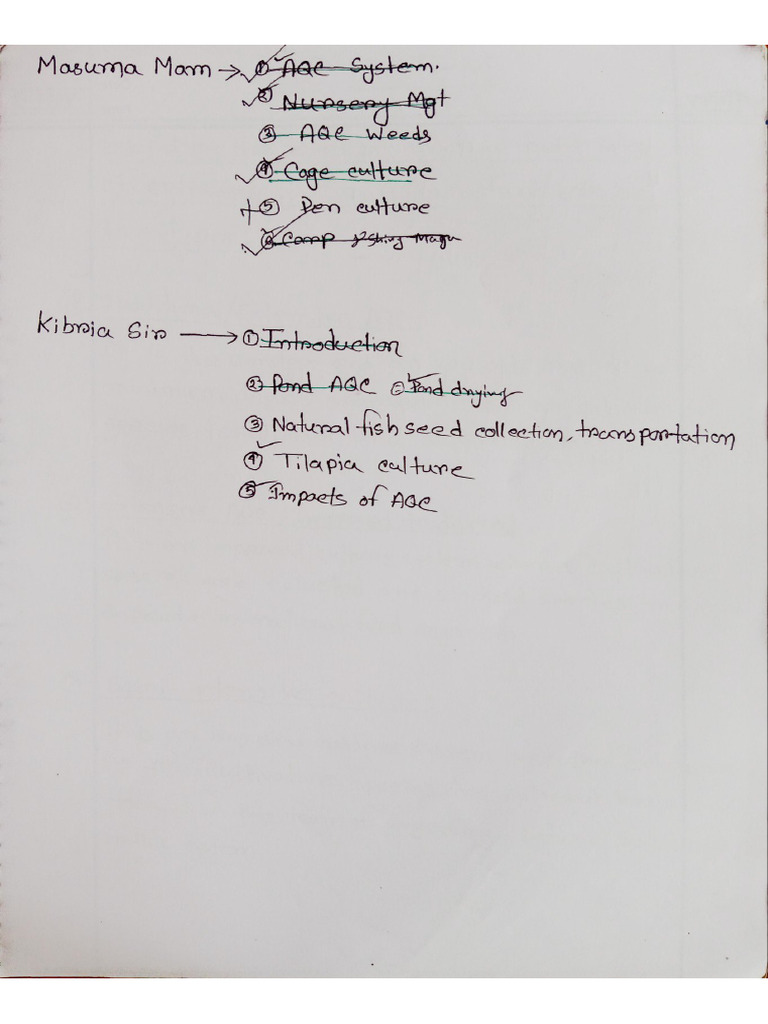 Aqc L-1, S-2 Hand Note | PDF
