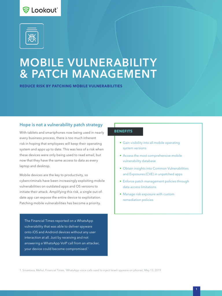 lookout-platform-brochure-mvpm-us | PDF | Android (Operating System ...