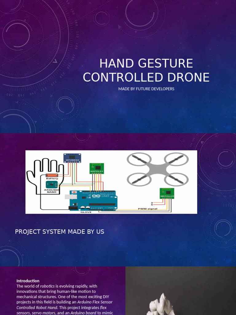 Arduino Hand Gesture Drone Control | PDF