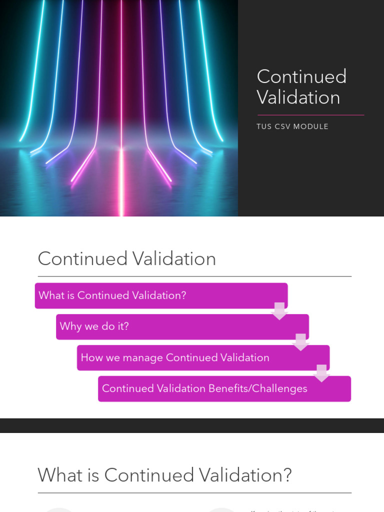 Continued Validation in Software Systems | PDF | Verification And ...