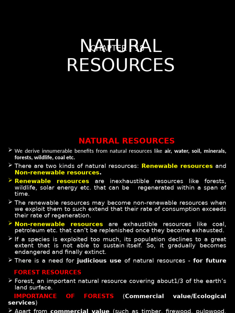 Understanding Natural Resources and Conservation | PDF | Fuels | Petroleum
