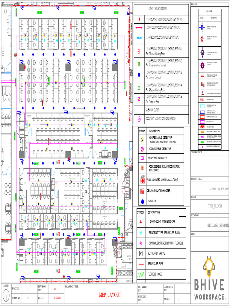Brigade Summit b@ 7f Coworking Fas Layout 1 | PDF | Duct (Flow) | Home ...