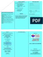 Course Contents Application Form: Basic Networking (Theory)