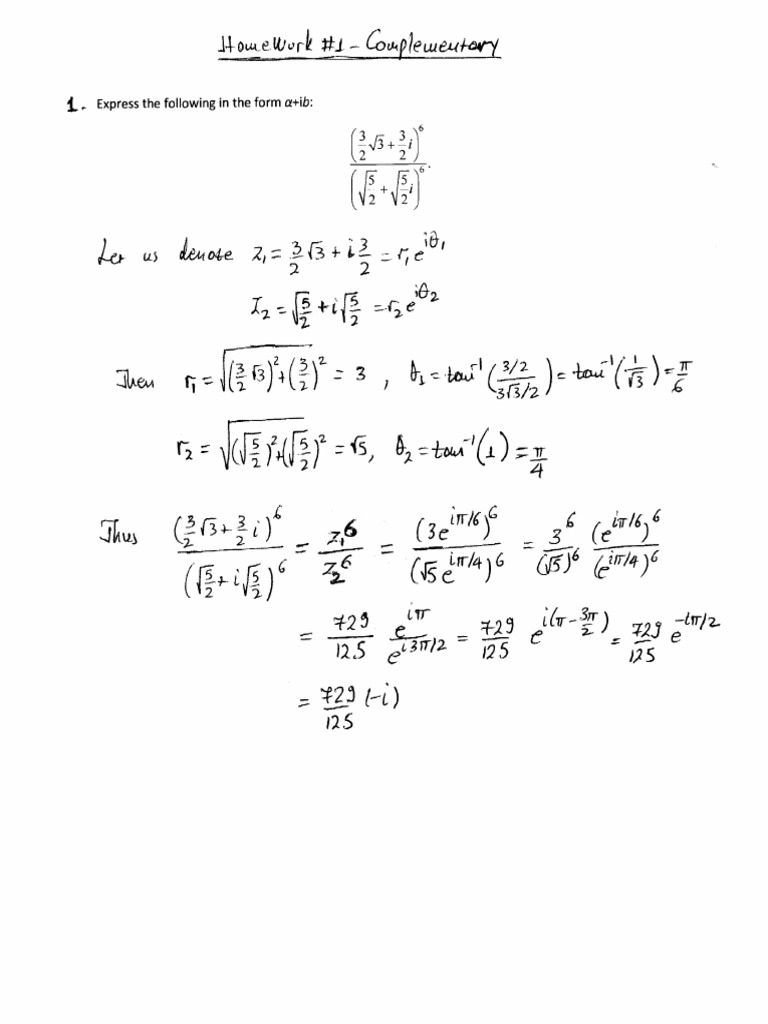 Homework#1 Extra Problem | PDF