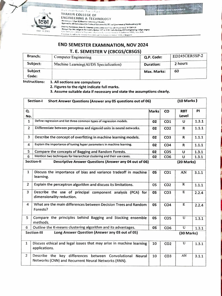 Sem V | PDF